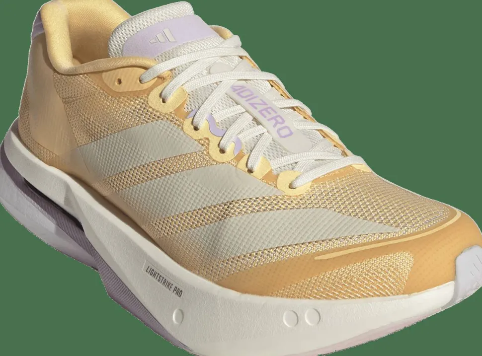 Adidas Women's Adizero Boston 13 Ice Tangerine/Ice Gold Metal/Ice Lavender