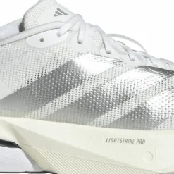 Adidas Women's Adizero Boston 13 Cloud White / Matte Silver / Dash Grey