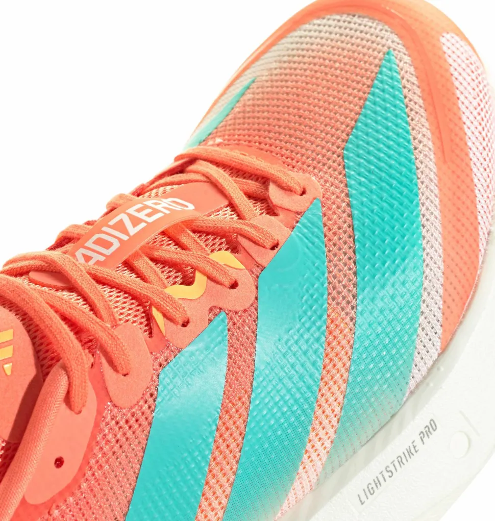 Adidas Women's Adizero Boston 13 Semi Coral/Flash Aqua/Flash Orange