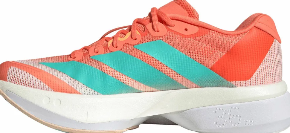 Adidas Women's Adizero Boston 13 Semi Coral/Flash Aqua/Flash Orange