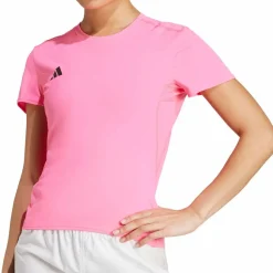 Adidas Women's Adizero E Tee Lucid pink