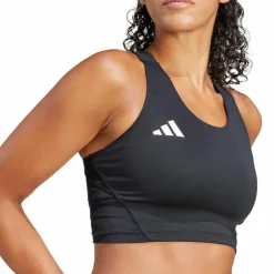 Adidas Women's Adizero Essentials Running Crop Top Black