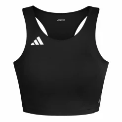 Adidas Women's Adizero Essentials Running Crop Top Black