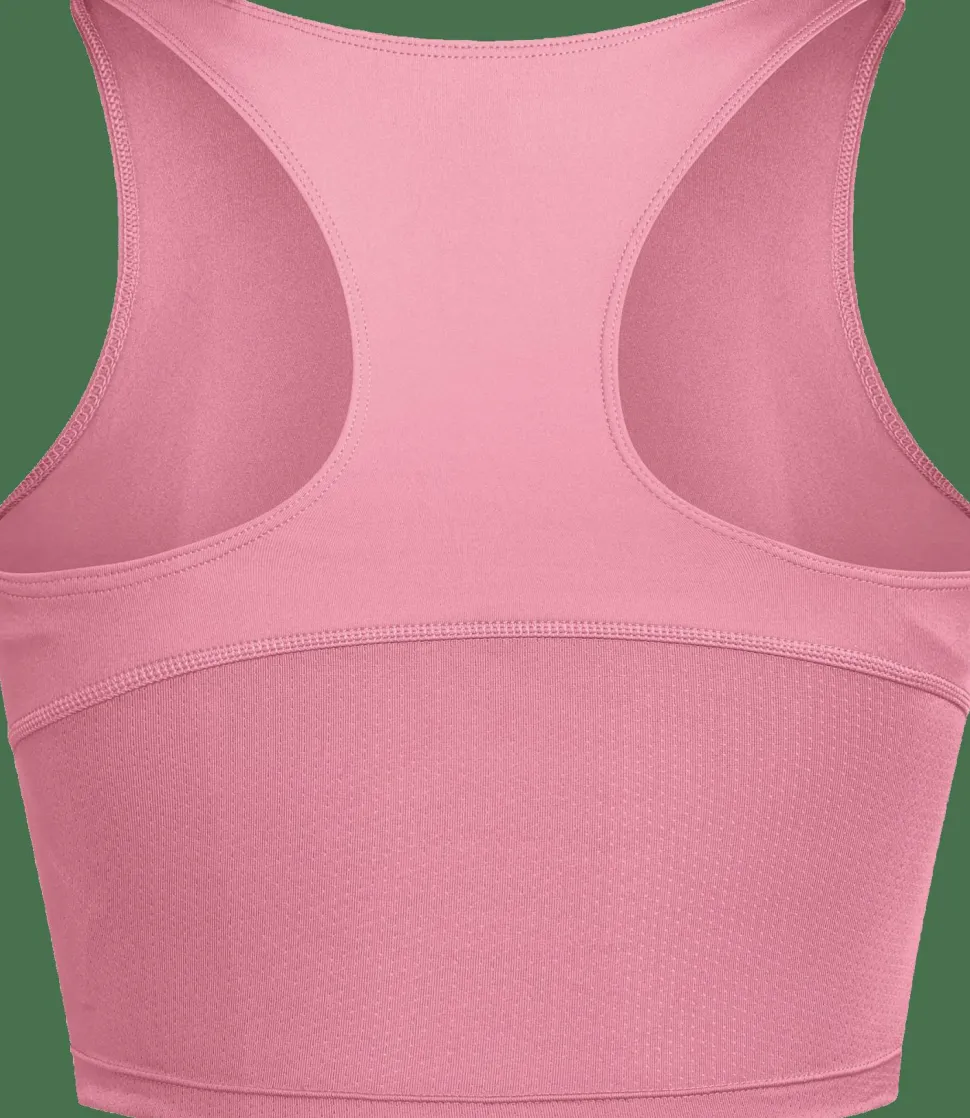 Adidas Women's Adizero Essentials Running Crop Top Lucid pink