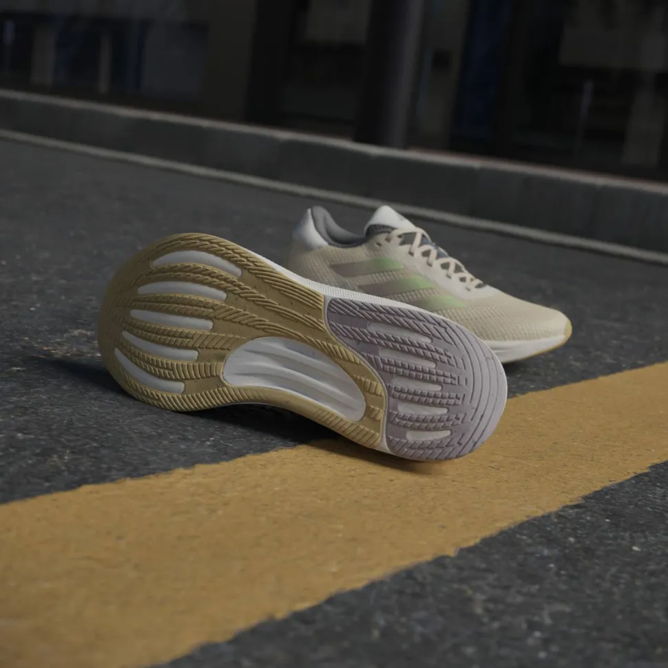 Adidas Women's Supernova Stride Move for the Planet Shoes Crystal Sand/Green Spark/Preloved Fig
