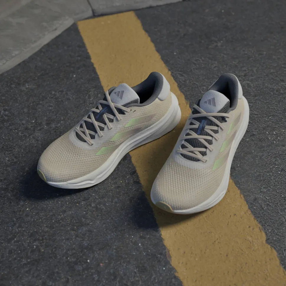 Adidas Women's Supernova Stride Move for the Planet Shoes Crystal Sand/Green Spark/Preloved Fig