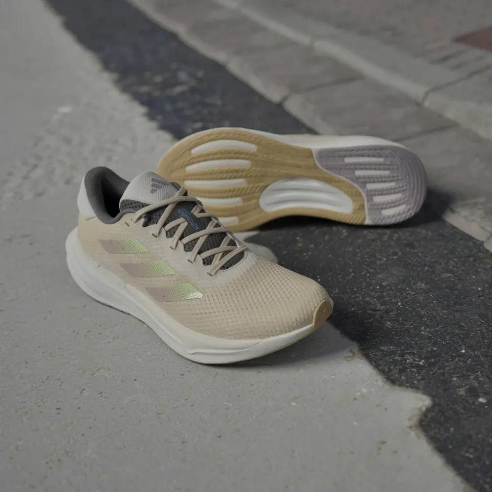 Adidas Women's Supernova Stride Move for the Planet Shoes Crystal Sand/Green Spark/Preloved Fig