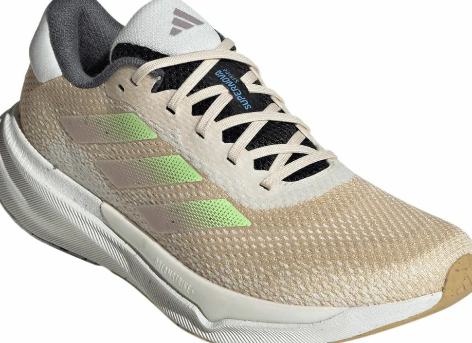 Adidas Women's Supernova Stride Move for the Planet Shoes Crystal Sand/Green Spark/Preloved Fig