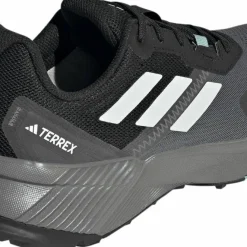 Adidas Women's Terrex Soulstride RAIN.RDY Trail Running Shoes Core Black/Crystal White/Grey Four