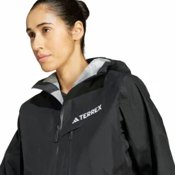 Adidas Women's Terrex Techrock 3L Gore-Tex Performance Jacket Black