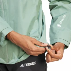 Adidas Women's Terrex Xperior 2L Gore-Tex Performance Jacket Silver Green