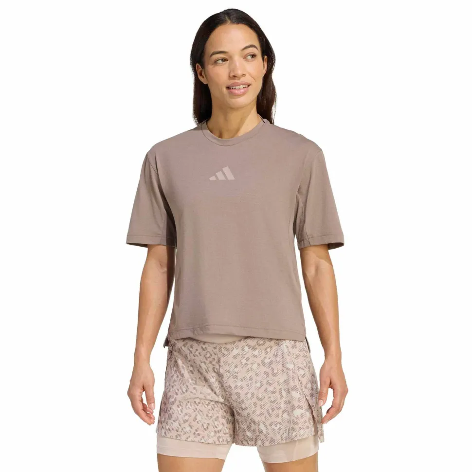 Adidas Women's XPL Trail Tee Trace brown