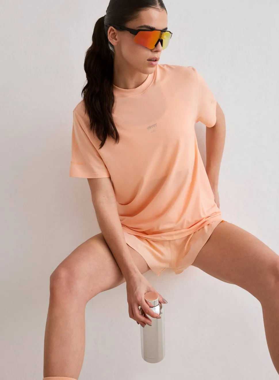 Aim'n Women's Le Run Seamless Running T-Shirt Peach