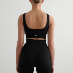 Aim'n Women's Ribbed Seamless Tights Black