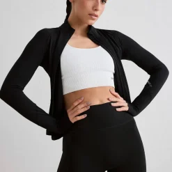 Aim'n Women's Running Midi Biker Shorts Black