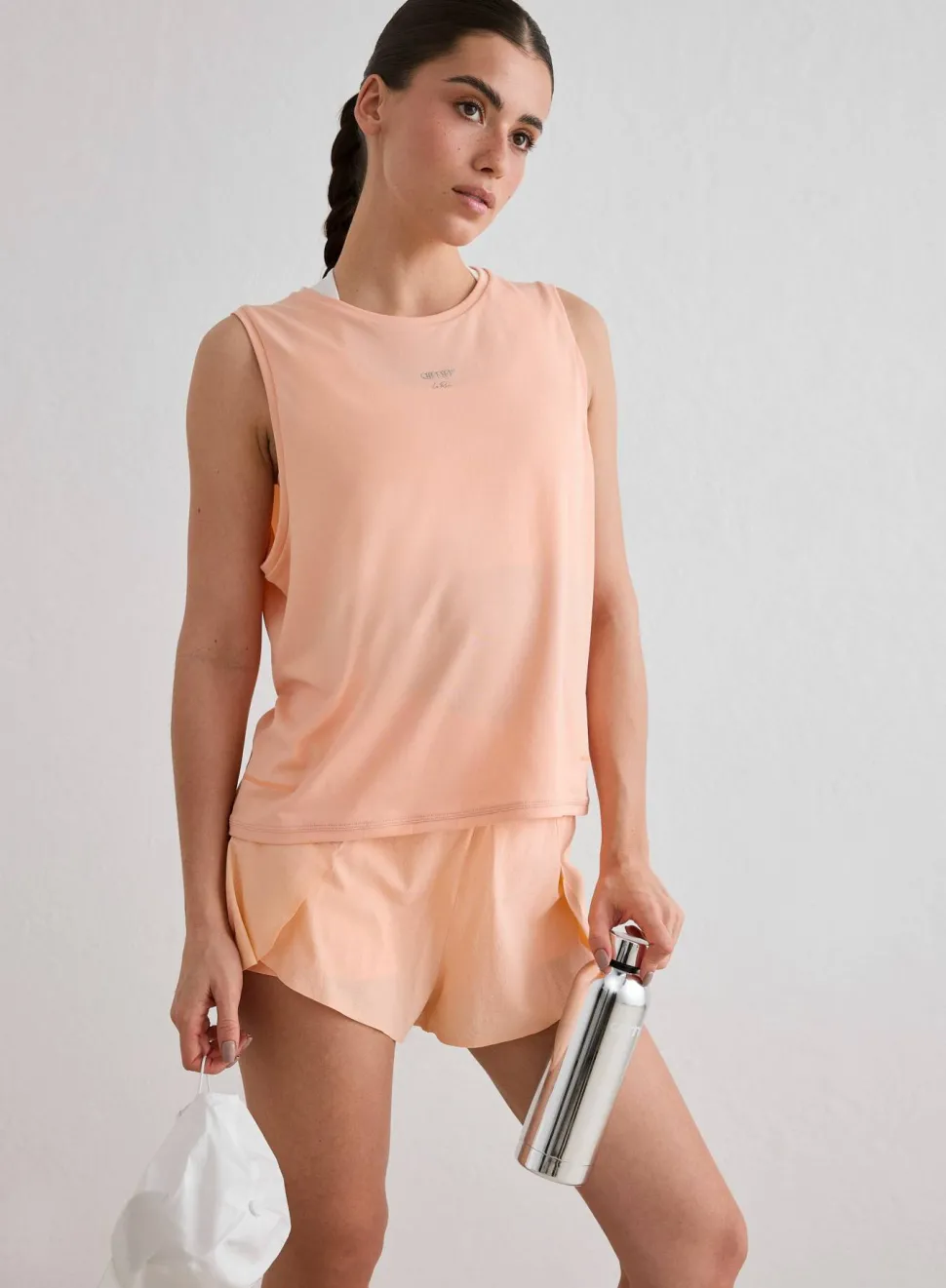 Aim'n Women's Seamless Running Top Peach