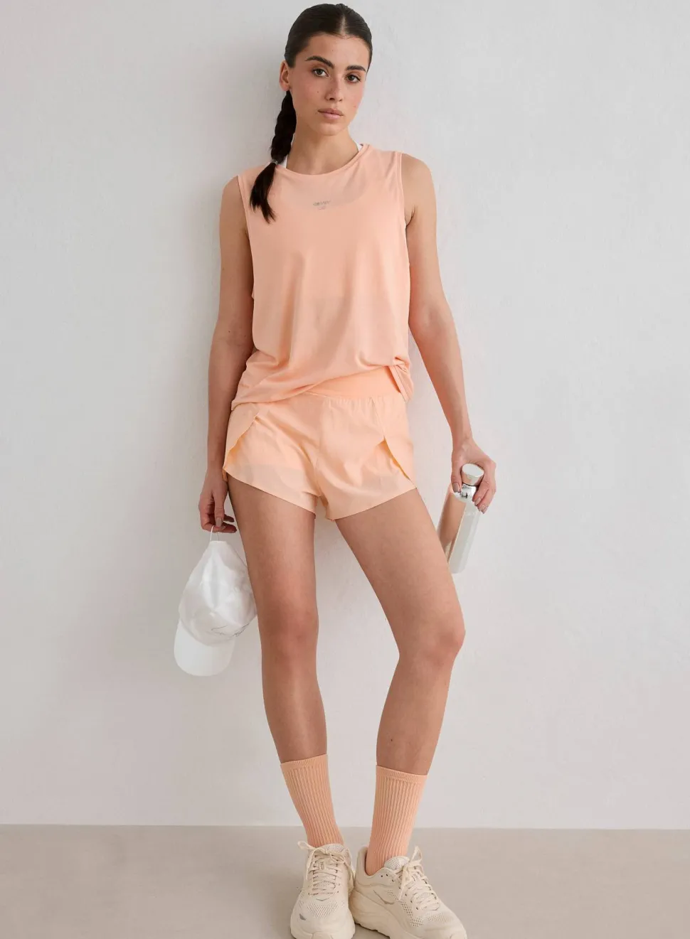 Aim'n Women's Seamless Running Top Peach