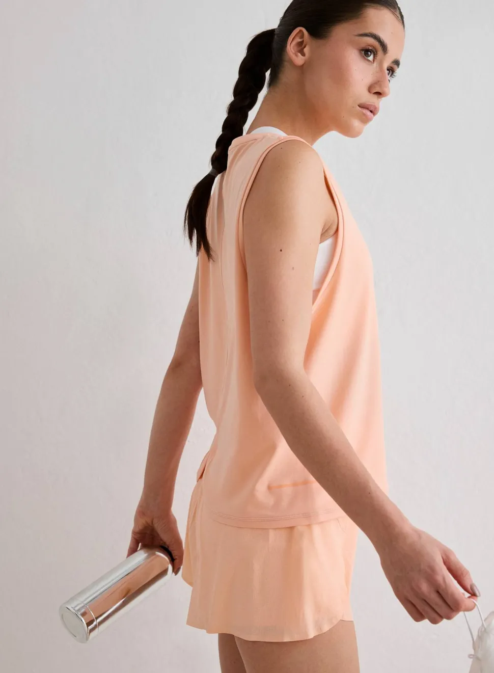 Aim'n Women's Seamless Running Top Peach