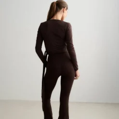 Aim'n Women's Sense Flare Tights Chocolate