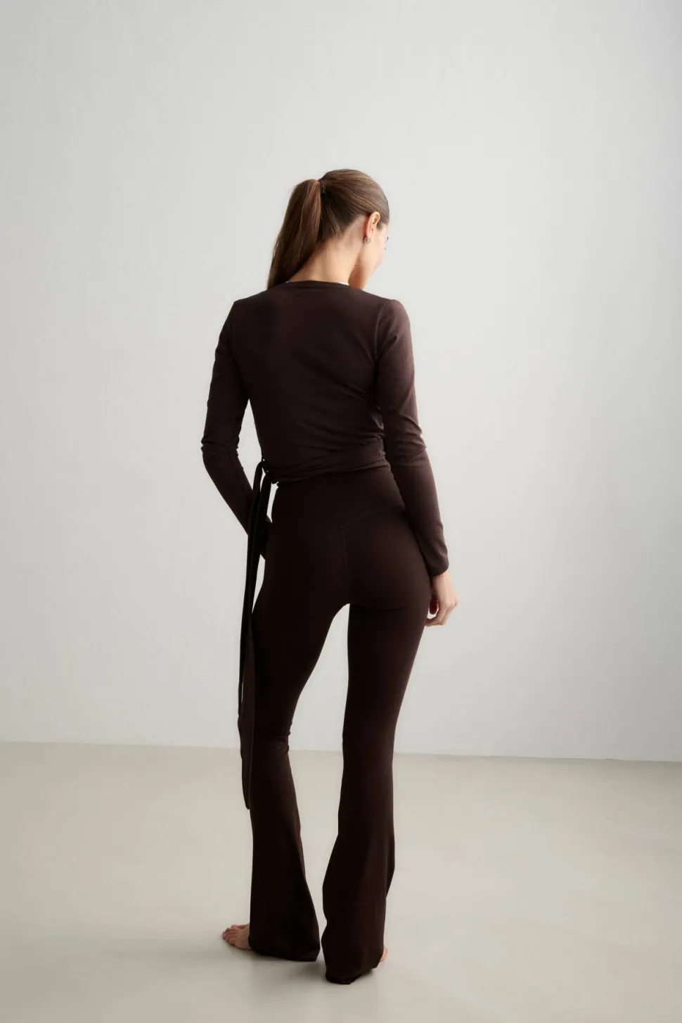 Aim'n Women's Sense Flare Tights Chocolate