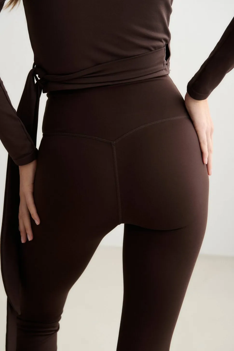 Aim'n Women's Sense Flare Tights Chocolate