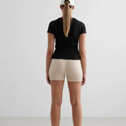 Aim'n Women's Soft Basic Short Sleeve Black