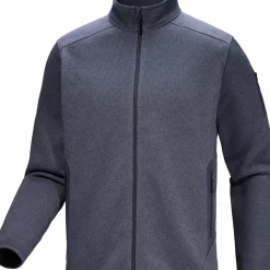 Arc'teryx Men's Covert Cardigan Dark Stratus Heather/Balck Sapphire