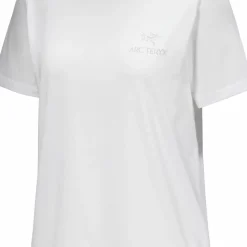 Arc'teryx Women's Kragg Sl Cotton Emblem Crew Shortsleeve White Light