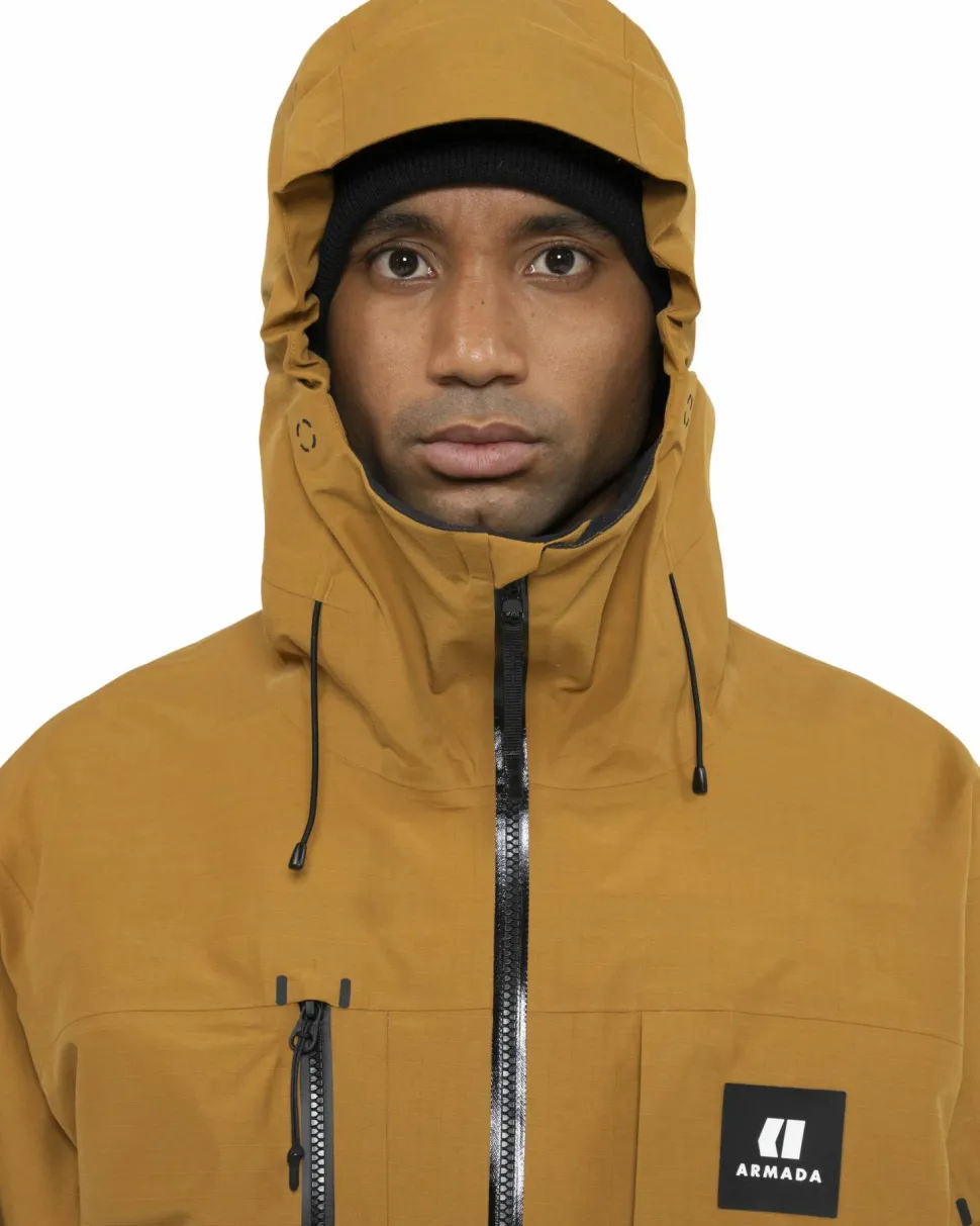 ARMADA Men's Grands 3L Jacket Golden Brown