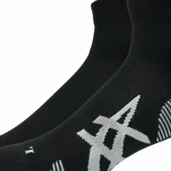 Asics 2 Pack Cushioned Run Quarter Sock Performance Black/Performance Black