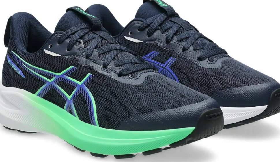 Asics Kids' GT-1000 14 GS Midnight/Vital Green