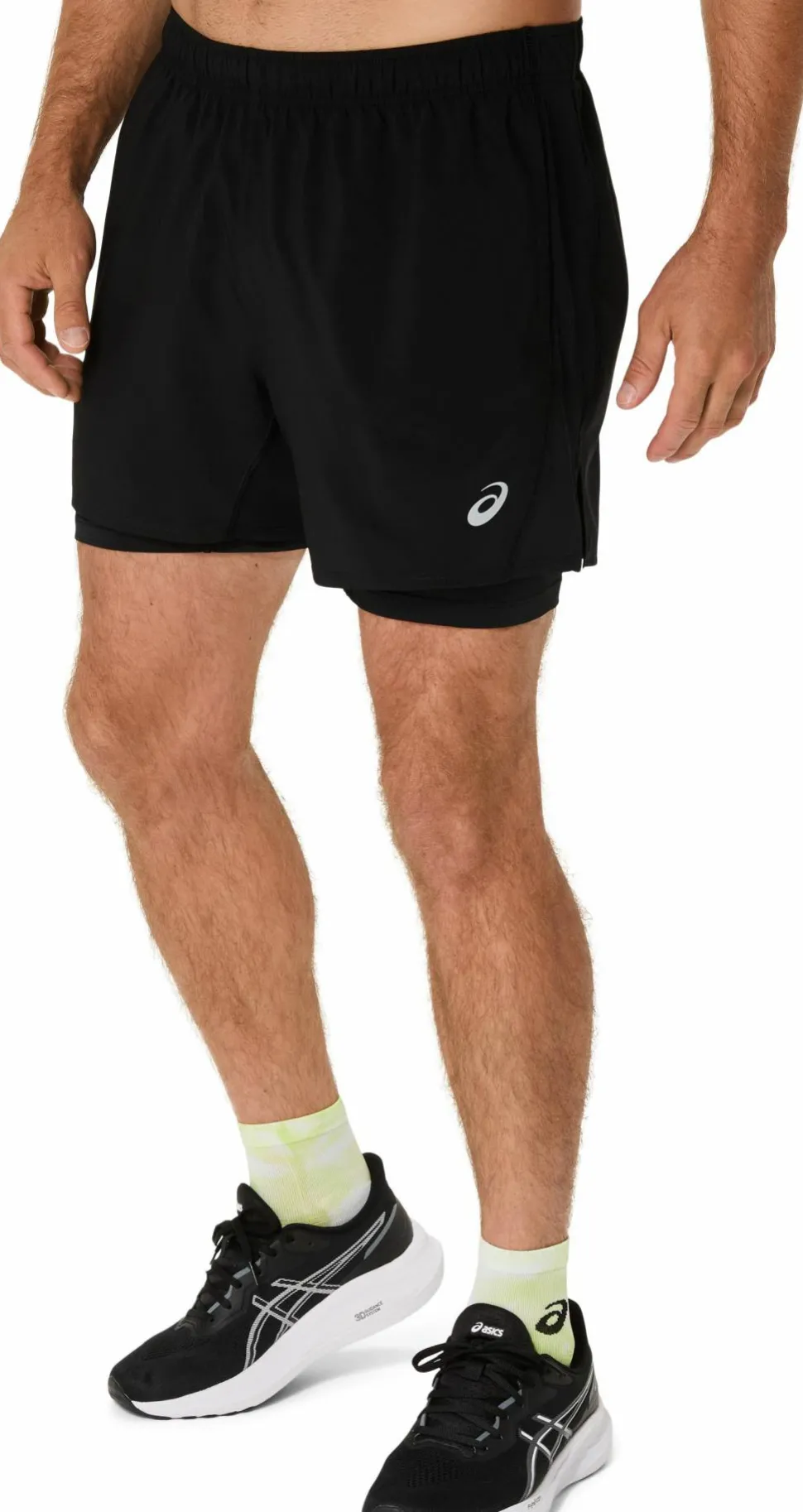 Asics Men's Asics Core 2-in-1 5in Shorts Performance Black/Performance Black