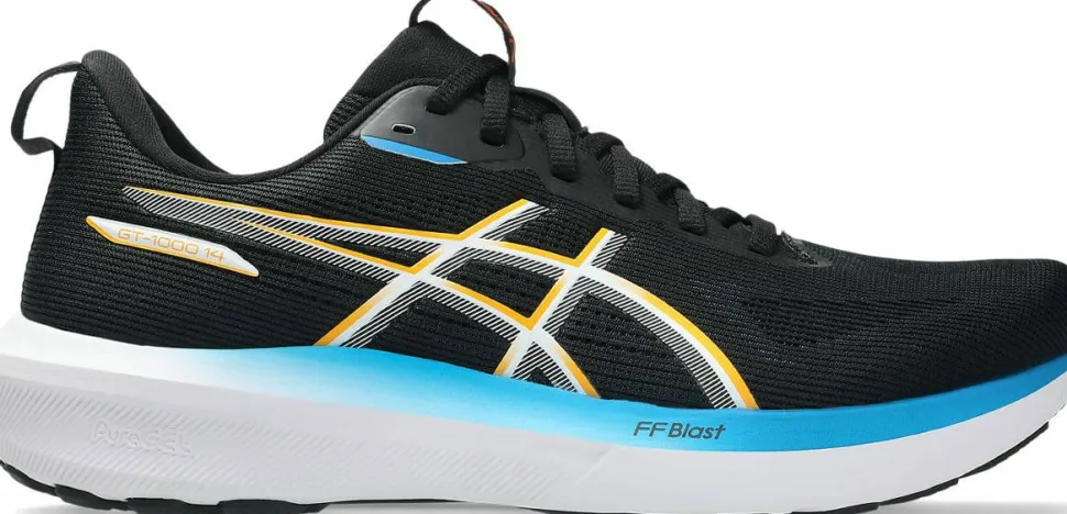 Asics Men's GT-1000 14 Black/Yamabuki