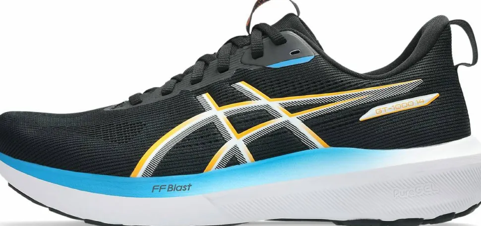 Asics Men's GT-1000 14 Black/Yamabuki