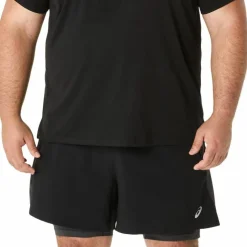 Asics Men's Road 2n1 5in Short Performance Black/graphite Grey