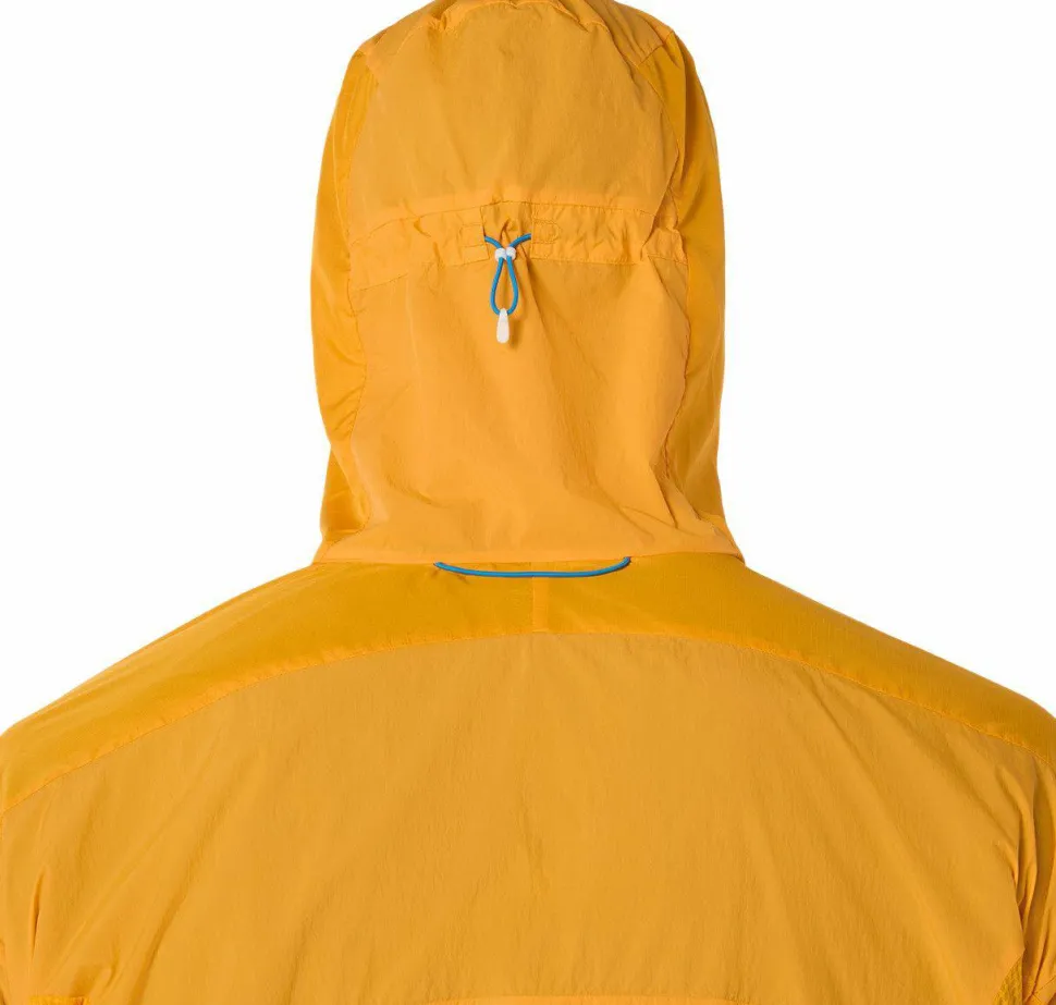 Asics Men's Road Packable Jacket Yamabuki/Aegean Blue