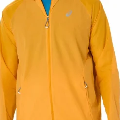 Asics Men's Road Packable Jacket Yamabuki/Aegean Blue