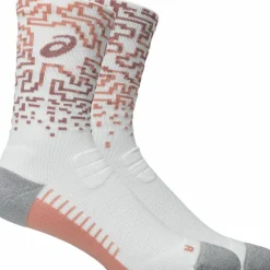 Asics Performance Run Sock Crew Brilliant White/Morganite/Pearl Pink