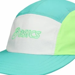 Asics Performance Running 5 Panel Cap Aurora Green/Cream