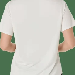 Asics Women's Fujitrail Logo Short Sleeve Top Cream
