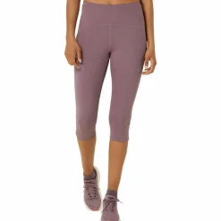 Asics Women's Road High Waist Capri Tight Dusty Mauve