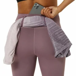 Asics Women's Road High Waist Capri Tight Dusty Mauve