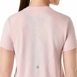 Asics Women's Road Seamless Short Sleeve Top Morganite/Crystal Pink