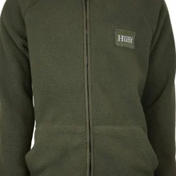 Avignon Unisex AFTER Hunt Fleece Jacket Basic Green