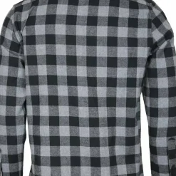 Avignon Unisex AFTER Hunt Flannel Shirt Grey/Black