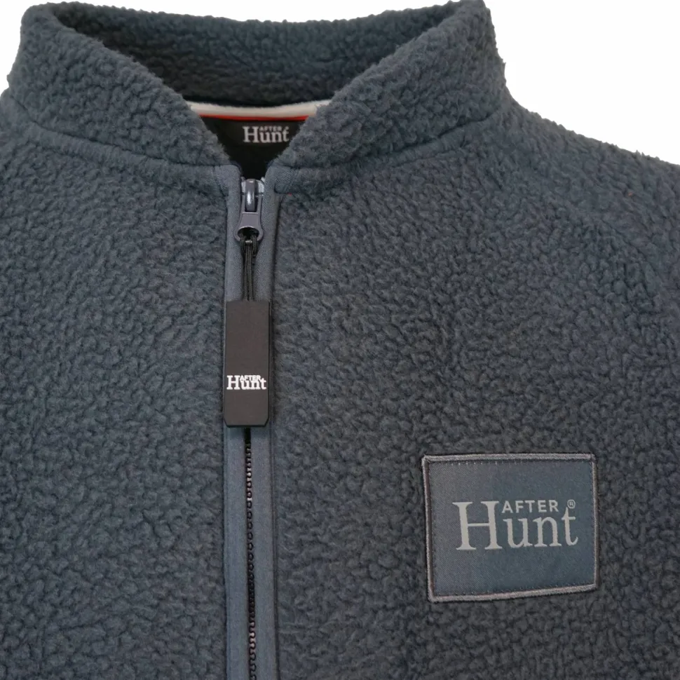 Avignon Unisex AFTER Hunt Fleece Jacket Dark Grey