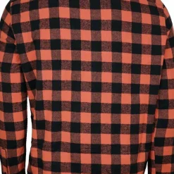 Avignon Unisex AFTER Hunt Flannel Shirt Orange/Black