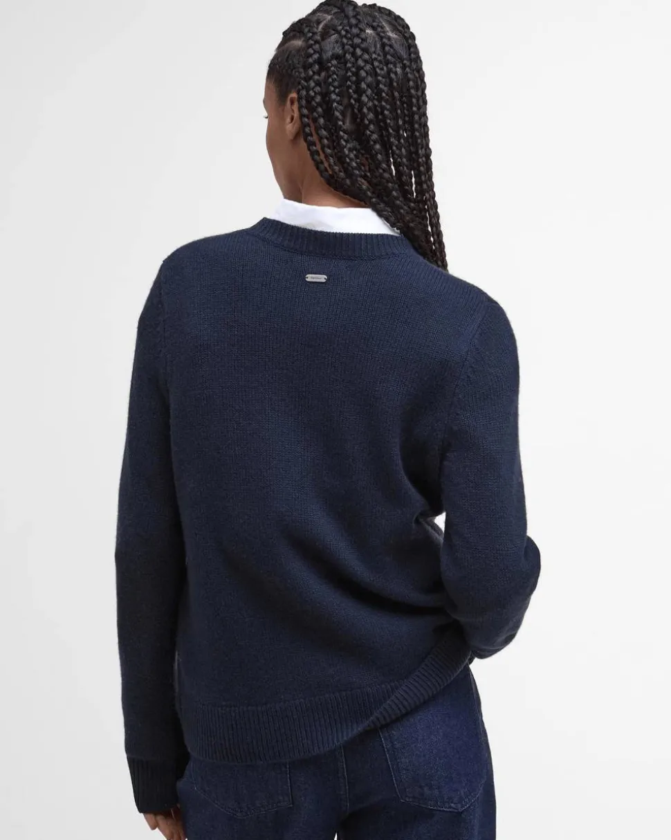 Barbour Women's Woodhouse Knitted Jumper Navy