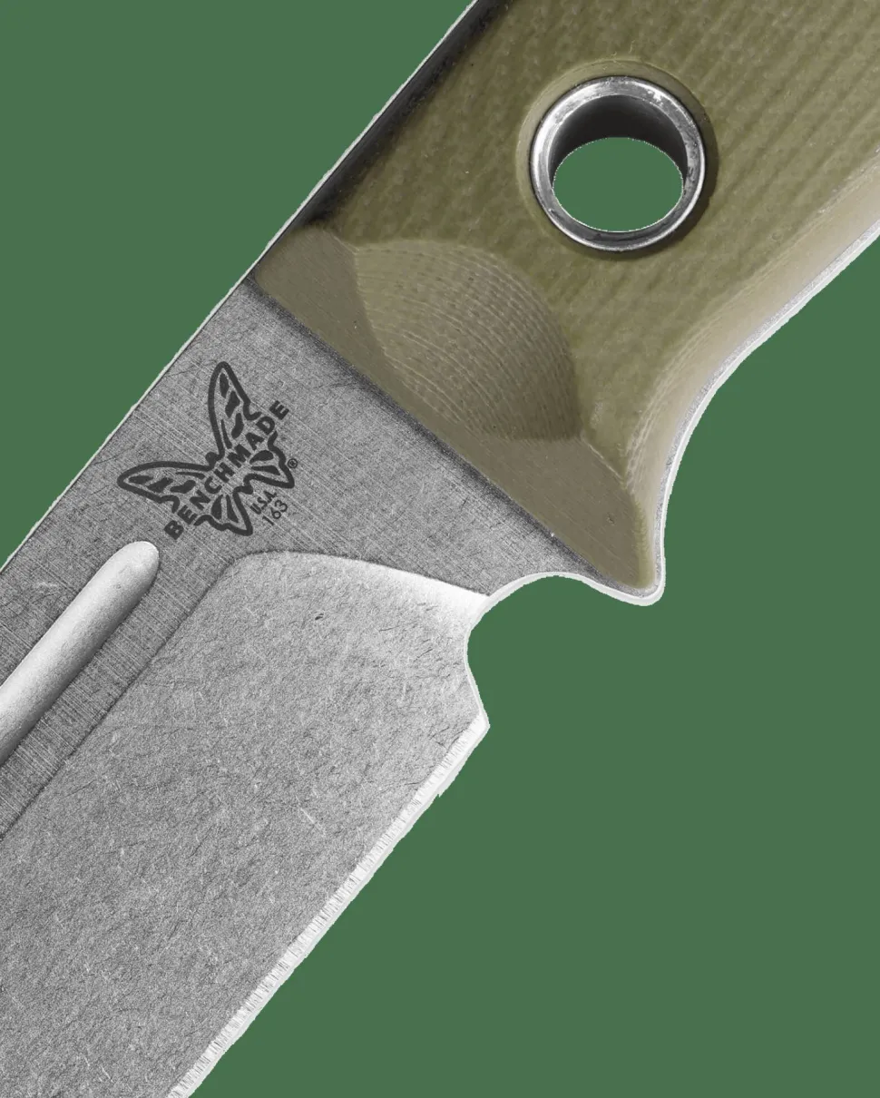 Benchmade 163-1 Bushcrafter OD Green G10