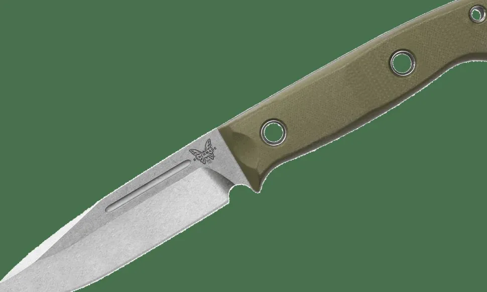 Benchmade 163-1 Bushcrafter OD Green G10